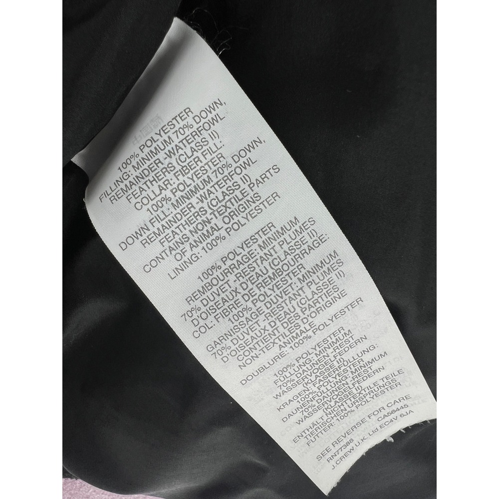 J.Crew Womens Excursion Quilted Down Minimalist Puffer Vest Black Preppy Size M - Picture 9 of 12